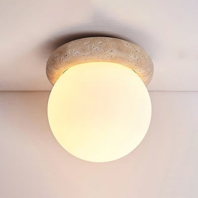 Marble Travertine Asteroid Ceiling Lamp M479 — €122.00