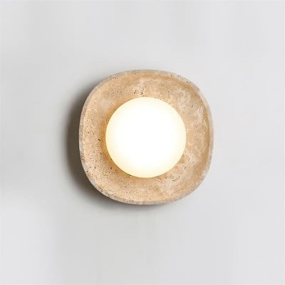 Japanese Style Wabi-Sabi Stone Wall Lamp M161 — €233.00