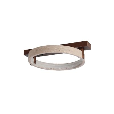 Modern Ring Horizon Travertine Ceiling Lamp for Living Room S300 — €267.00 (was €524.00) -€257.00
