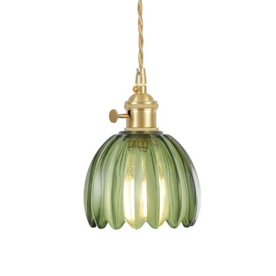 Japanese Retro Glass Flower Pendant Light S17 — €59.00 (was €79.00) -€20.00