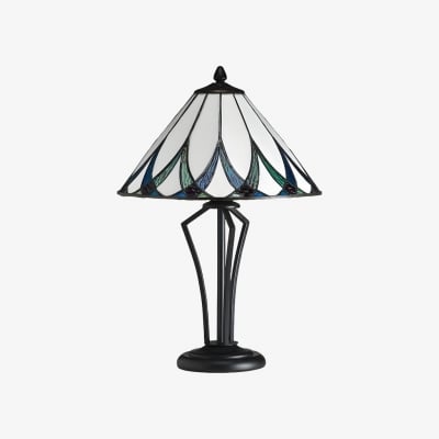 TF Allanton Tiffany-Style Table Lamp - Accent Lighting for Study T641 — €302.00