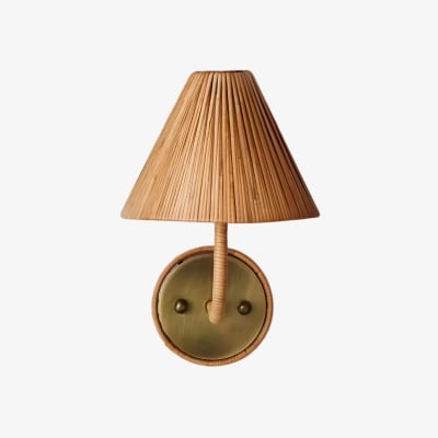 Welanery Textured Woven Look Rustic Wall Lamp - Living Room Accent Lighting T1216 — €189.00