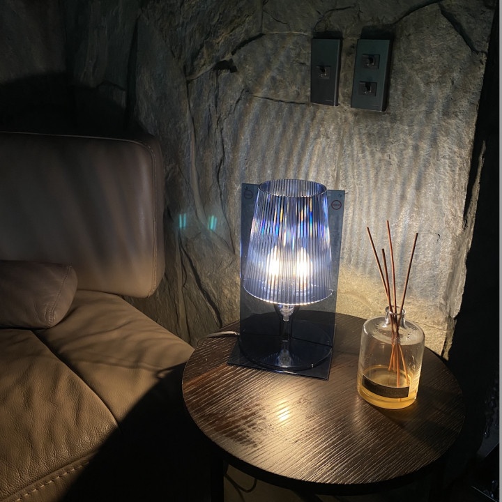kartell take lamp blue