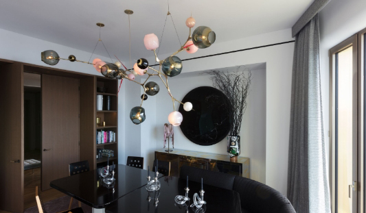 Globe Burst Chandelier replica