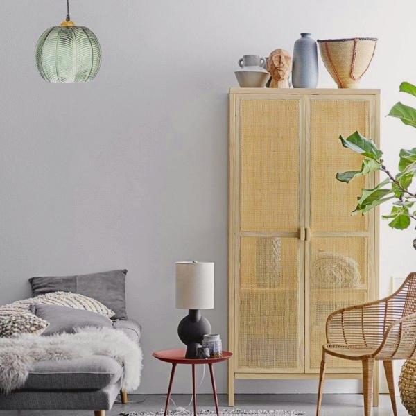 Green Glass Pendant Lamp