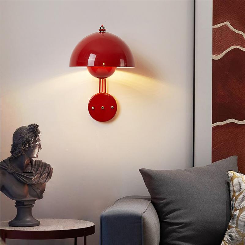 flower pot wall lamp