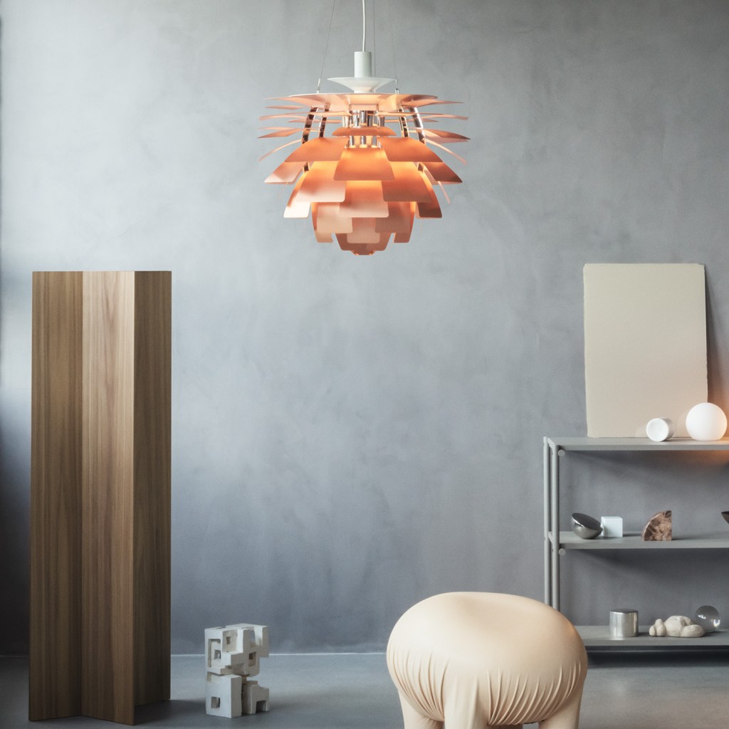 Artichoke Pendant Light Replica Rose Gold