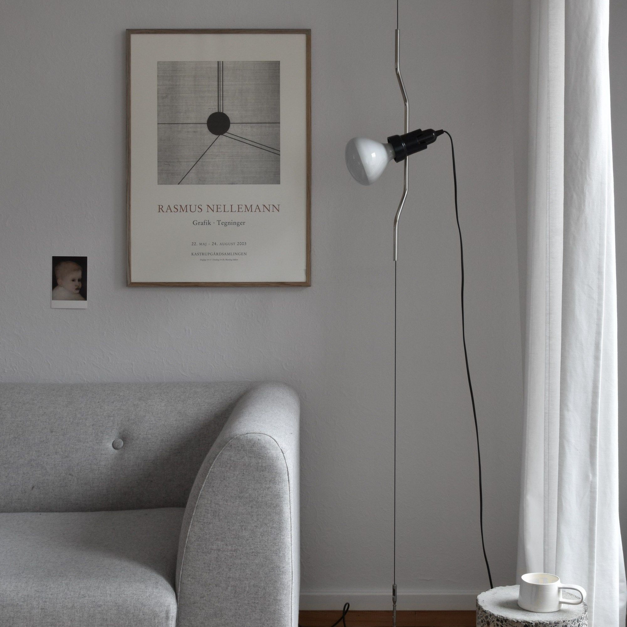 flos parentesi lamp ophangen kopie silver