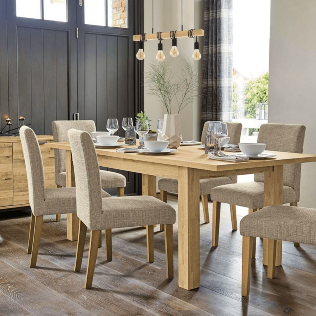 townshend 4 light wooden pendant lamp replica
