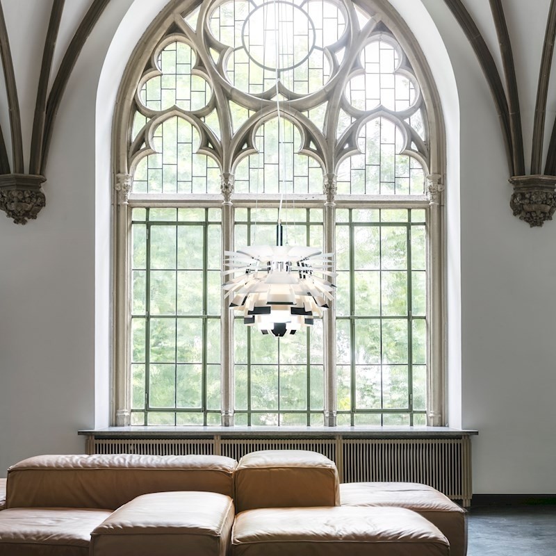 Artichoke Pendant Replica Frosted Glass