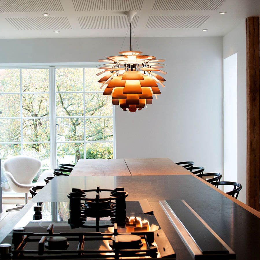 Artichoke Pendant Light Replica Rose Gold