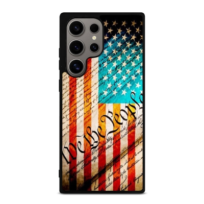 WE THE PEOPLE AMERICAN FLAG Samsung Galaxy S24 Ultra Case Cover