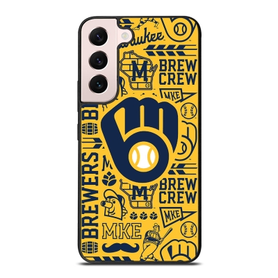 MILWAUKEE BREWERS PATTERN Samsung Galaxy S22 Plus Case Cover