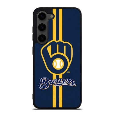 MILWAUKEE BREWERS STRIPE LOGO Samsung Galaxy S23 Plus Case Cover