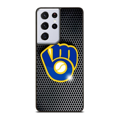 MILWAUKEE BREWERS METAL Samsung Galaxy S21 Ultra Case Cover
