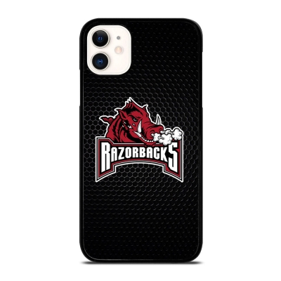 ARKANSAS RAZORBACKS METAL LOGO iPhone 11 Case Cover