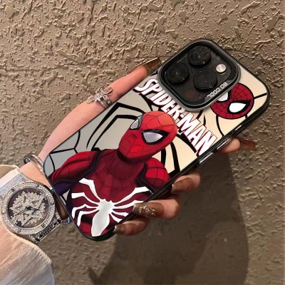 Cartoon Spiderman for Apple 13 Phone Case 14plus Hard Case 15promax New 12pro Fashion Cool 7/8