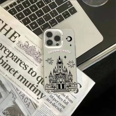 Creative Moonlight Dream Castle for iPhone15promax Beautiful Apple 14plus New 13 Personality xr