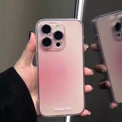Red Riding Book with Transparent Blush for iPhone14promax Apple 13 All-inclusive Mobile Phone Case 15/12 Women X