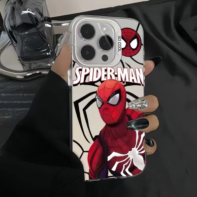 Cartoon Spiderman for Apple 13 Phone Case 14plus Hard Case 15promax New 12pro Fashion Cool 7/8
