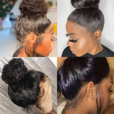 PreMax Wigs | 360 Lace Super Natural Hairline Water Wave Free Part Human Hair Wig