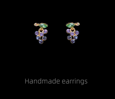 Lovely purple earrings
