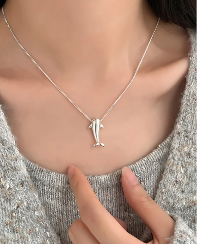 Cute dolphin necklace
