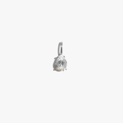 Teardrop Pronged Pendant - (Single)