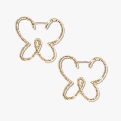 Flowerfly Doodle Hoops (Pair)