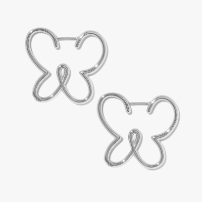 Flowerfly Doodle Hoops (Pair)