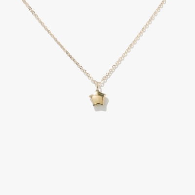 Puffy Star Necklace