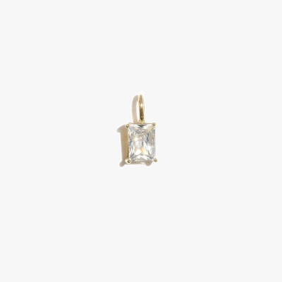 Rectangle Pronged Pendant - (Single)