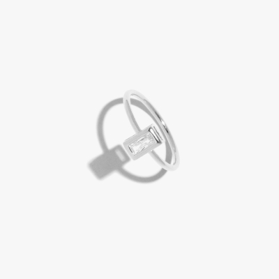 Diamante Rectangle Bezel Ring