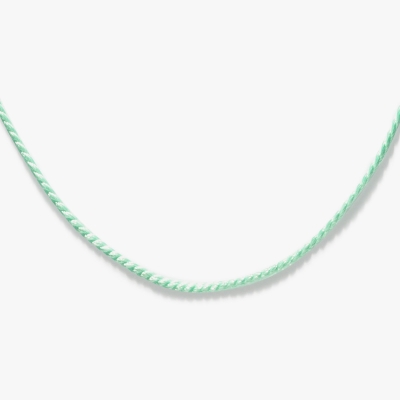 Mint Cord Necklace