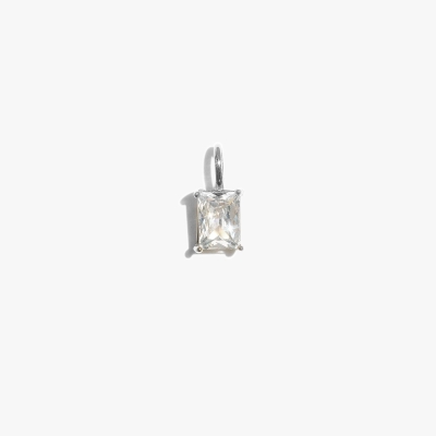 Rectangle Pronged Pendant - (Single)
