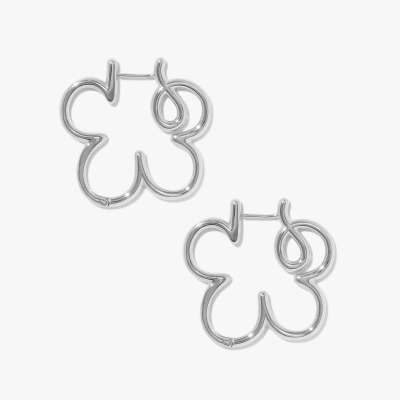 Clover Doodle Hoops (Pair)