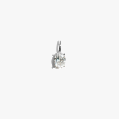 Oval Pronged Pendant - (Single)