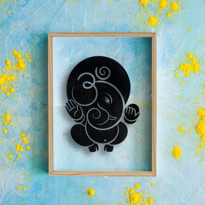 Elegant Ganesha Acrylic Frame