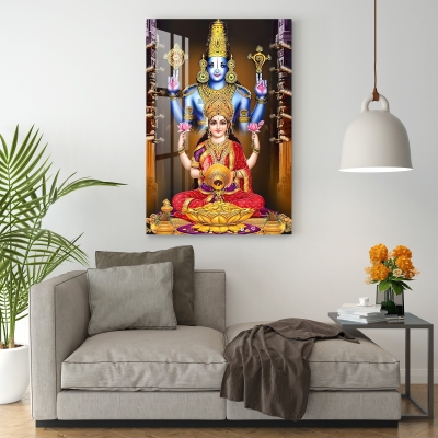Lord Venkateswara Swamy Acrylic Wall Art - 29.5X20 inches / 5MM
