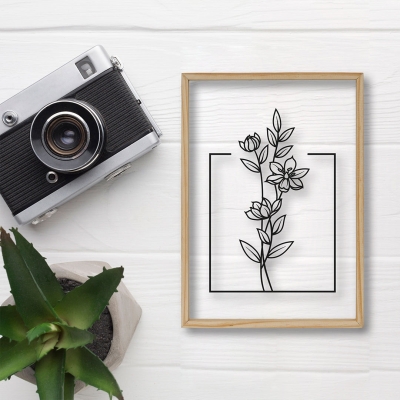 Beautiful Plant Acrylic Frame