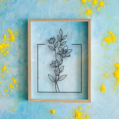 Beautiful Plant Acrylic Frame