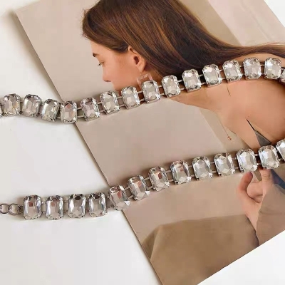 Waist chain female new rhinestone decoration high-end chain with skirt suit all-match casual jeans belt