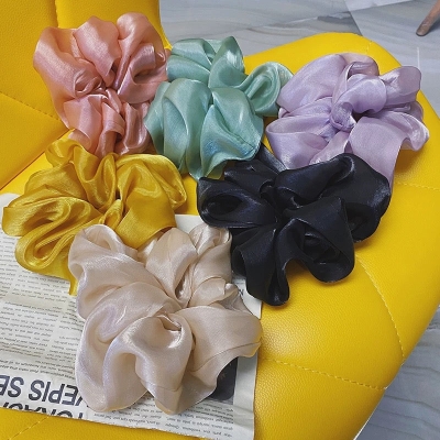 Large intestine hair ring female net red new ins binding hair Korean fat intestine ring hair rope headdress four seasons