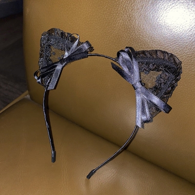 Cat ears hairpin decorative headband Internet celebrity new trendy cat headdress hair clip little wild cat headband hair accessories