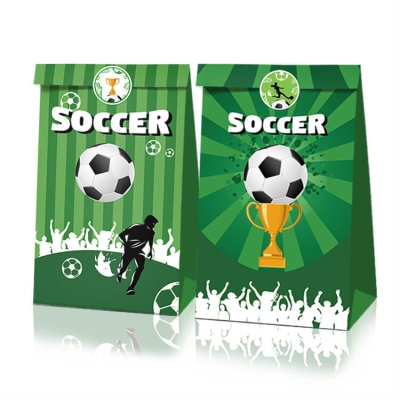 Paper Party Bag | Soccer Ball | 12 Pcs