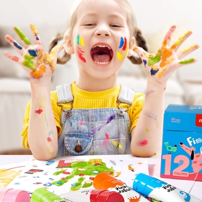 Washable Finger Paint 12 Colours