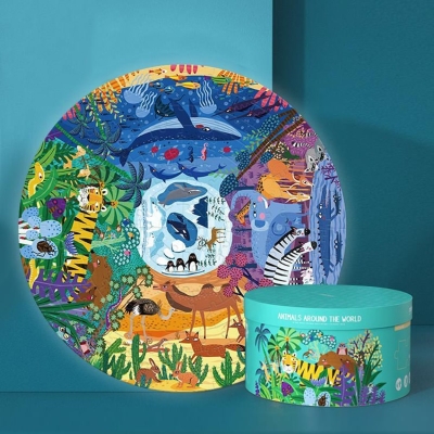 Circle Puzzle | Animals Around The World
