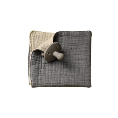 Pure Cotton Comforter with Pacifier | Grey