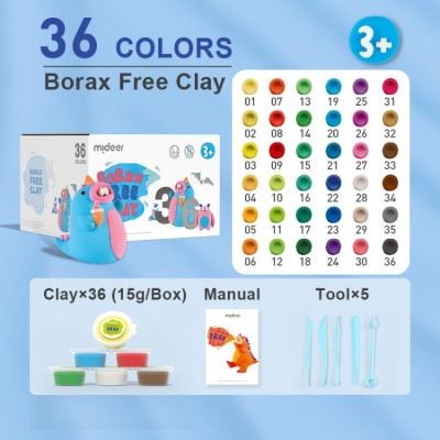 Air Crafting Clay 36 Colours