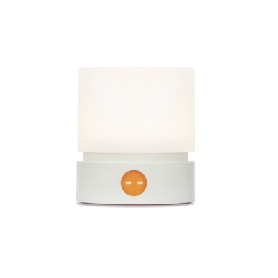 White Cylinder Rechargeable Timing Night Light